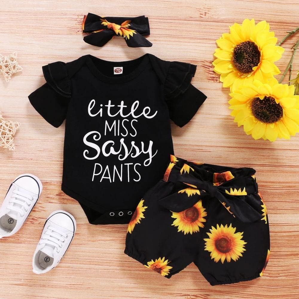 Aoswep Baby Girl Clothes Infant Newborn Girl Outfits Summer Clothes Romper Short - Image 2
